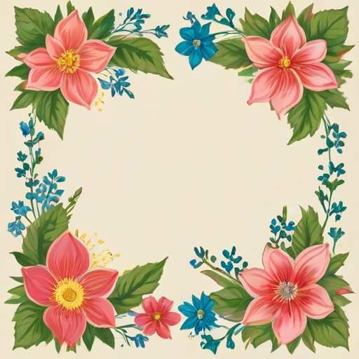 clipart floral border