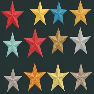 christmas stars clip art