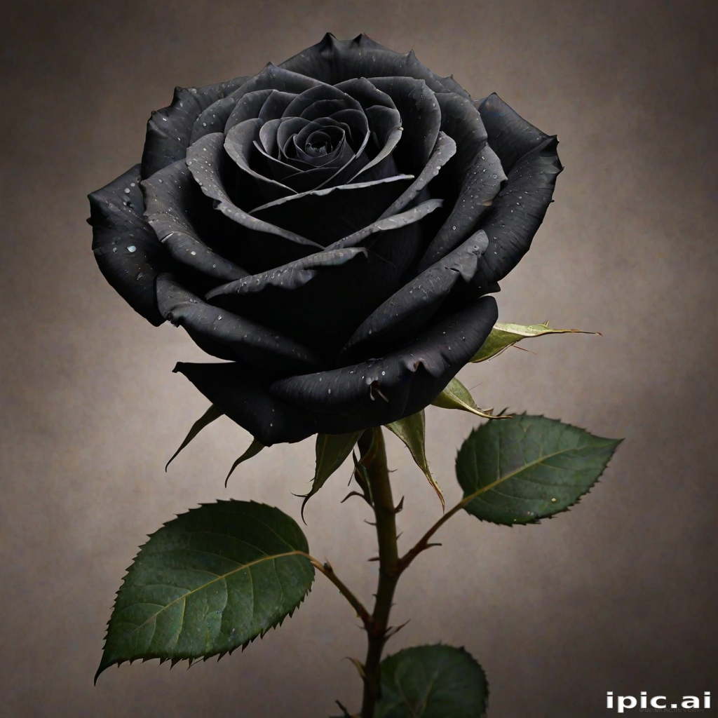 black rose picture