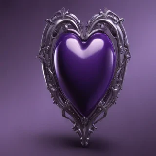 wallpaper purple heart