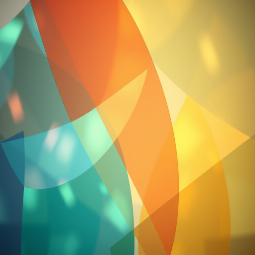 create an abstract image with intersecting colorful translucent shapes, soft pastel colors blending together, using a Canon EOS R5 with a 50mm lens, aperture f/2.8, ISO 100, in a soft focus, high dynamic range style