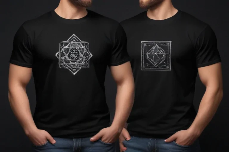 mockup tshirt black