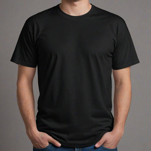 black shirt mockup