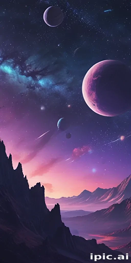 space wallpaper aesthetic