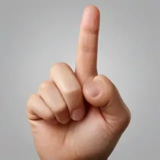 finger point png