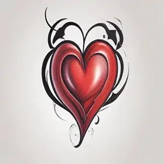 heart tattoo png