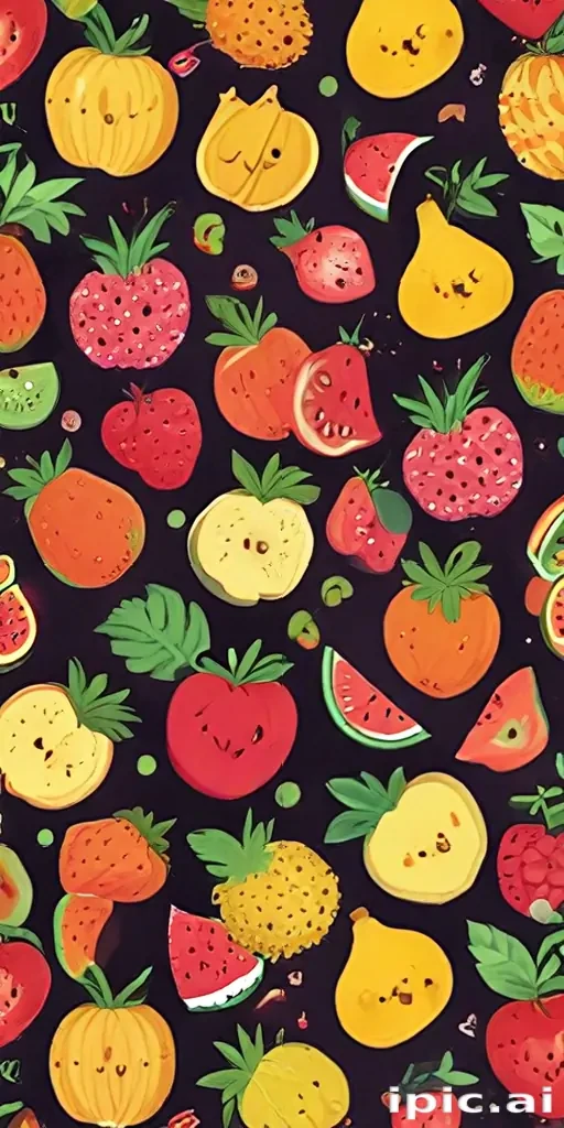 cute fruit backgrounds