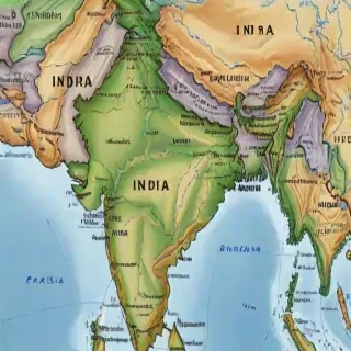 map of india
