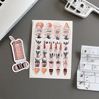 aesthetic printable stickers