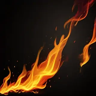 background with fire