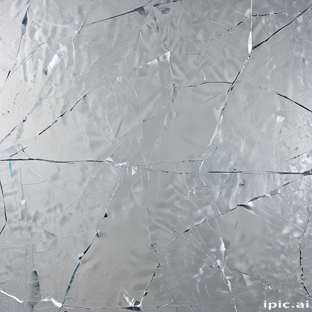 Reflected Glass Pattern Intricate Patterns of Light Reflected on a Shattered Glass Surface
