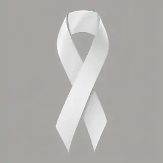 white ribbon png
