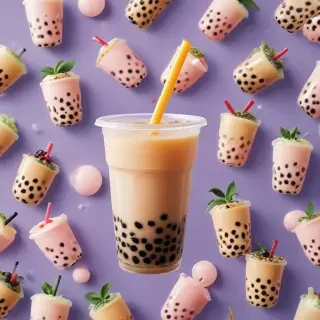 bubble tea wallpaper