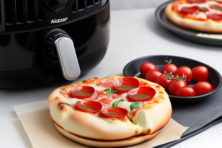 air fryer english muffin pizza