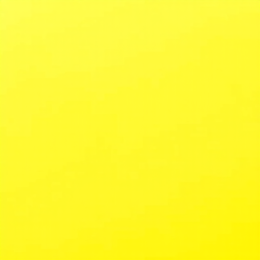 Create a vibrant yellow square background with a smooth texture, shot with a DSLR camera at f/8 aperture, ISO 100, 1/200 sec shutter speed, in natural daylight from a frontal view.