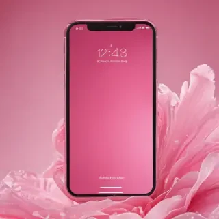 pink phone background
