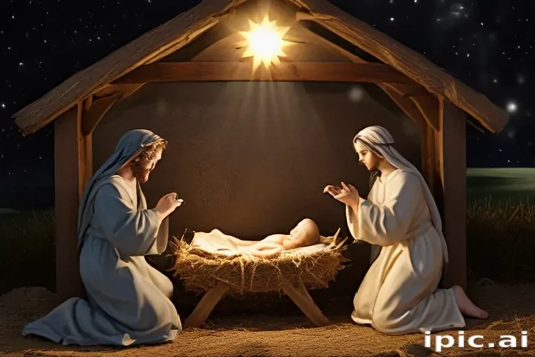 merry christmas nativity images free
