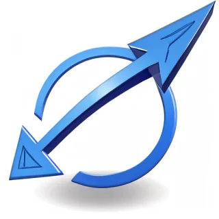 blue arrow png