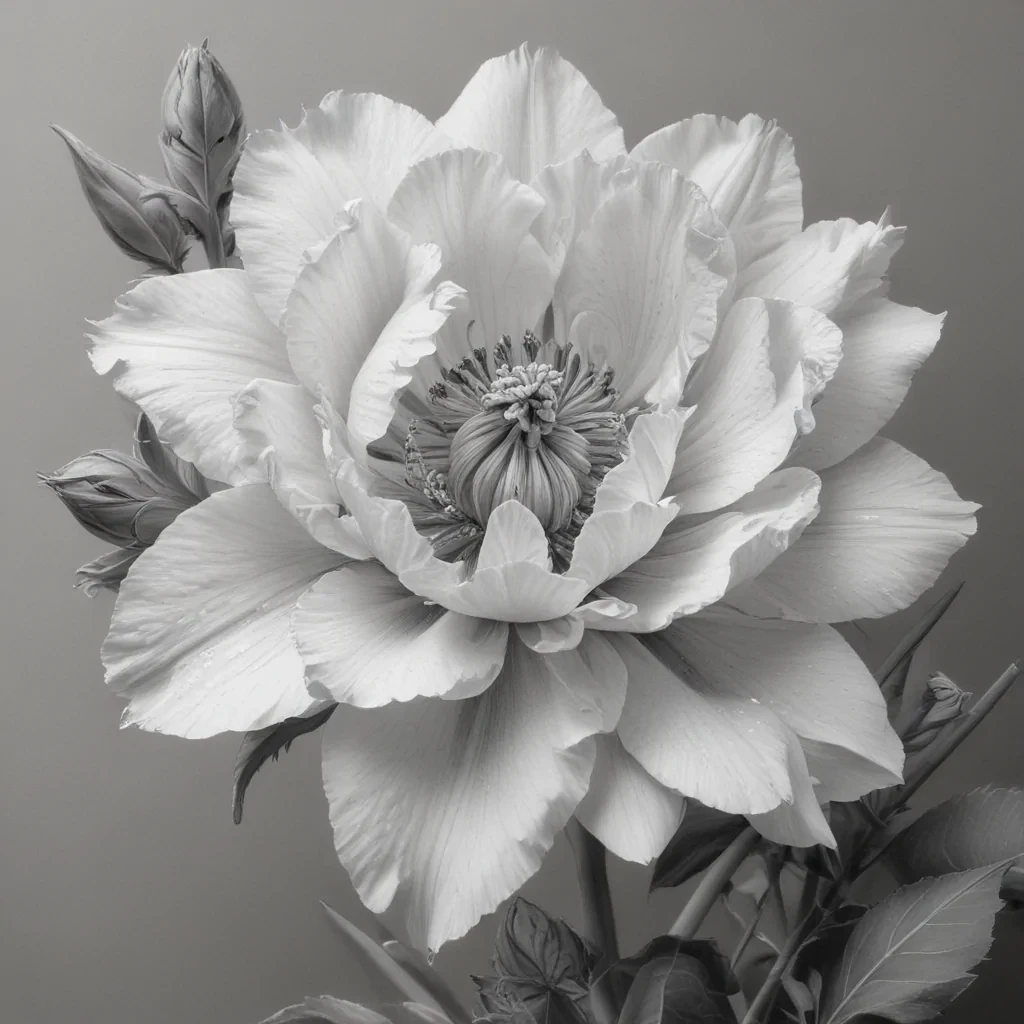 pencil drawing flowers