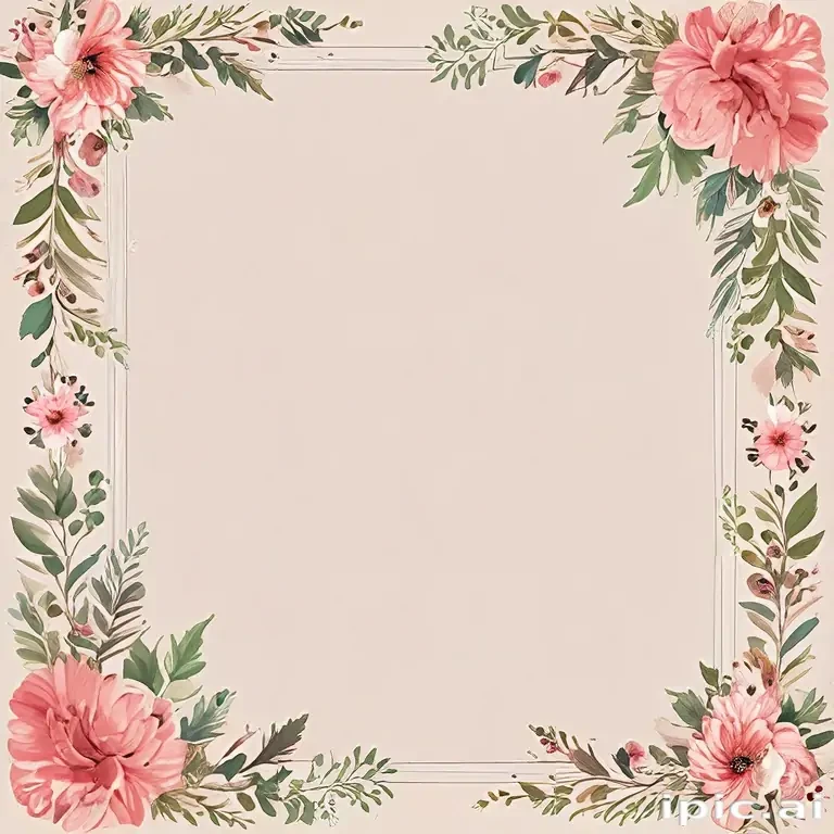 floral page borders