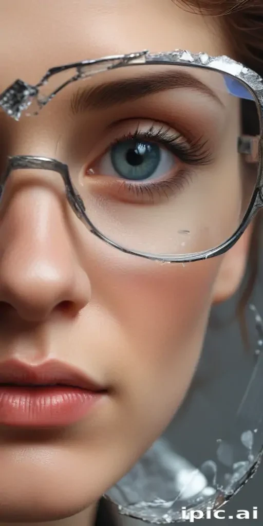 broken glasses png