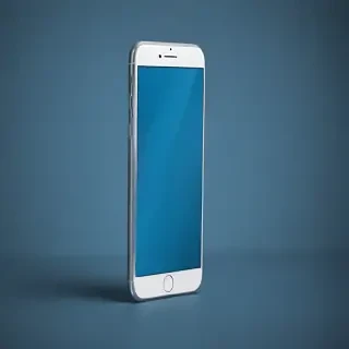 blue background iphone