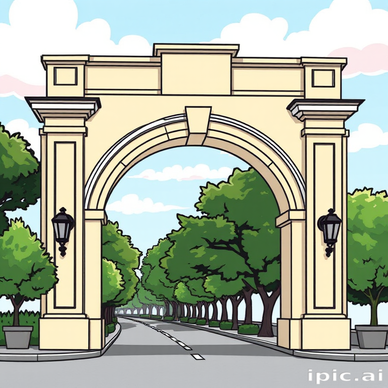 archway clipart