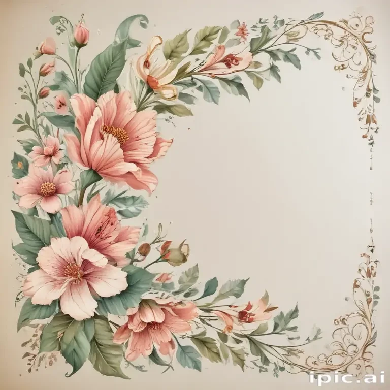 clipart borders flowers
