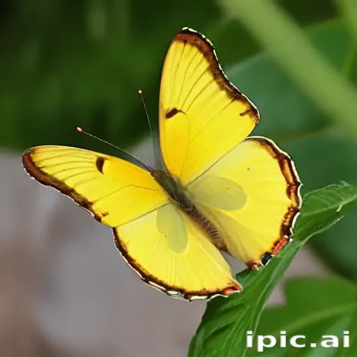 yellow butterfly