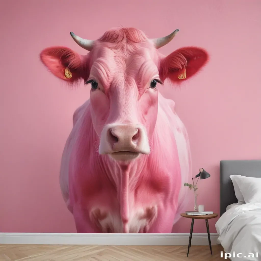 pink cow print wallpaper