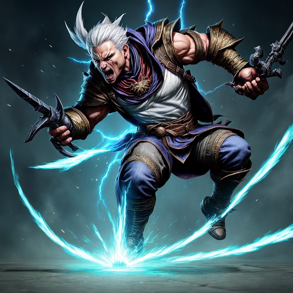 i want to create a model of RPG card, with a rage attack, agility, power