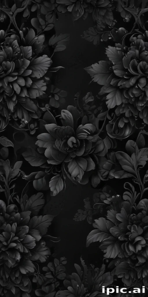 black wallpaper phone
