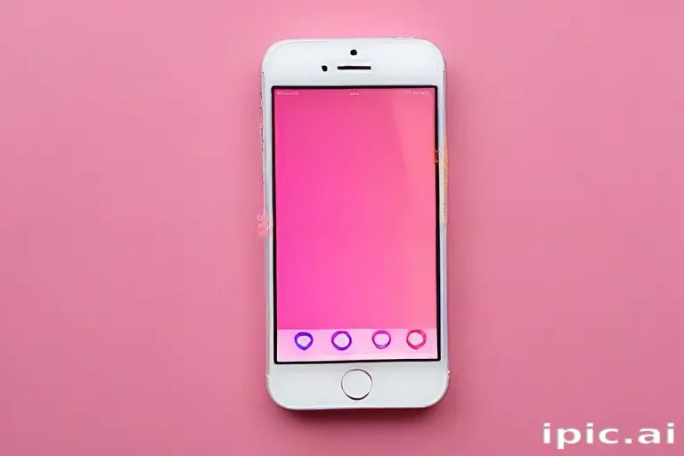 iphone pink background