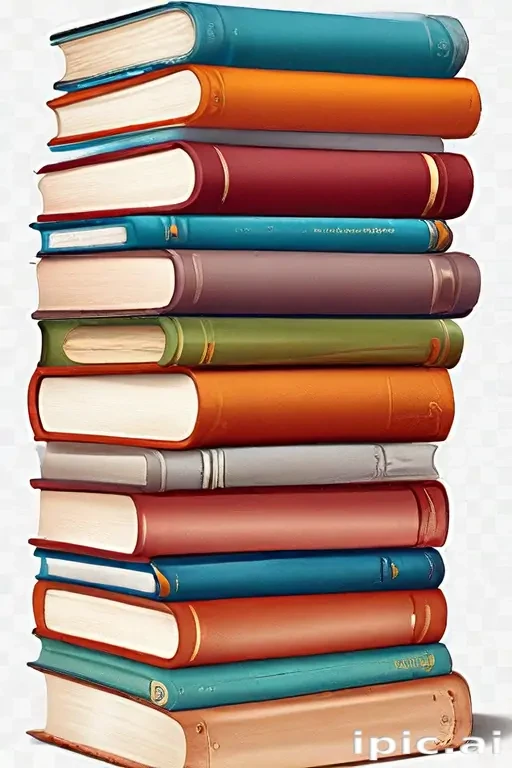 books stacked clipart