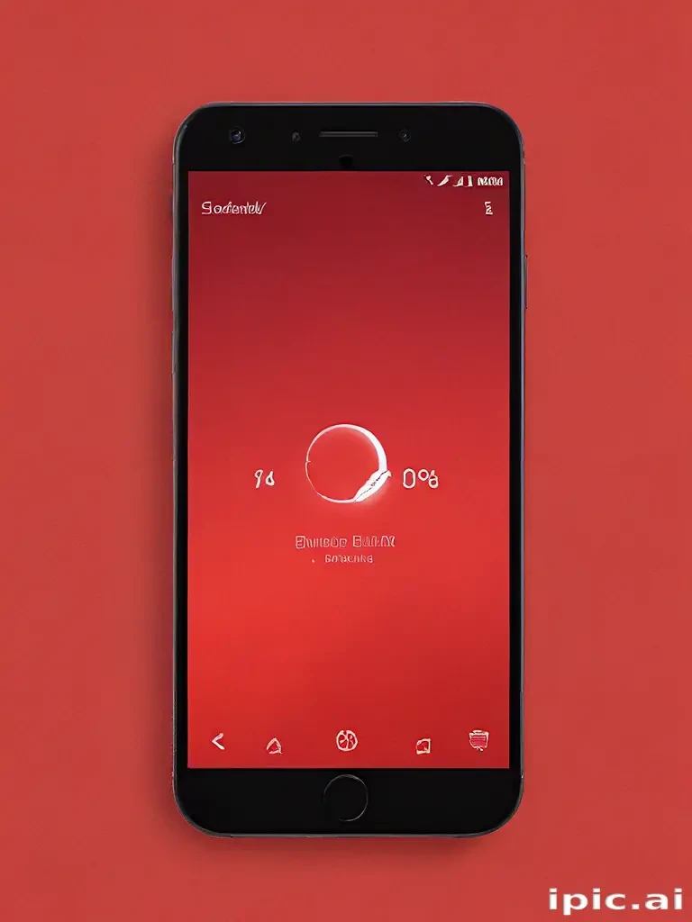 red lockscreen