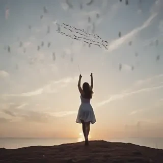 letting go images