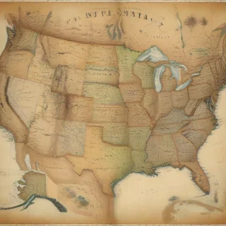 map of the united states of america