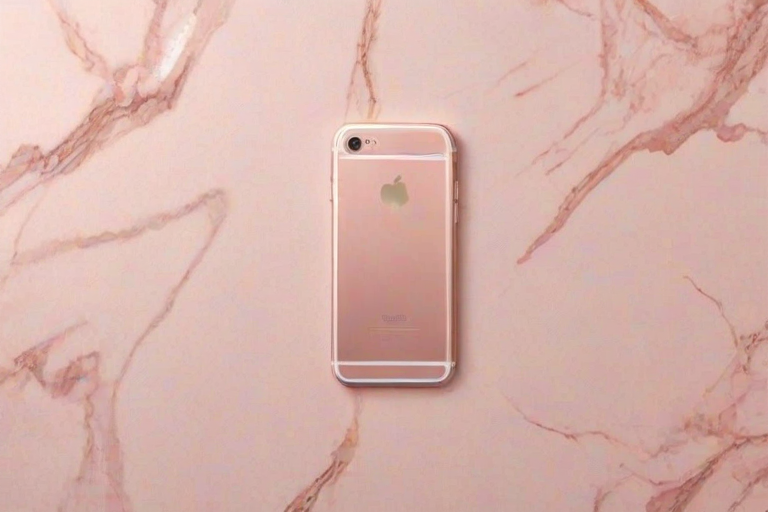 rose gold iphone screensaver
