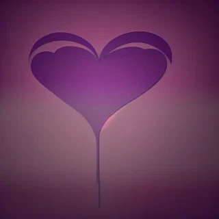 purple wallpaper heart