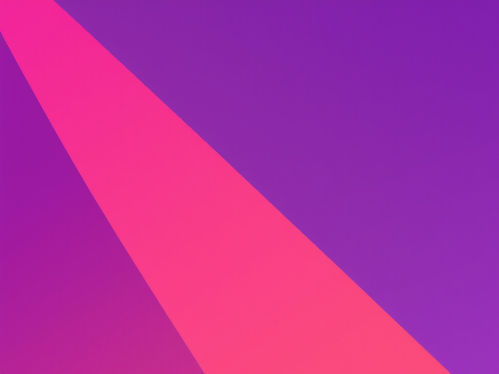Create a modern geometric abstract background featuring sharp angles in shades of purple and coral, using a Canon EOS R5 with a 50mm lens at f/2.8, ISO 100, 1/125 sec exposure, soft natural lighting for depth and vibrancy.