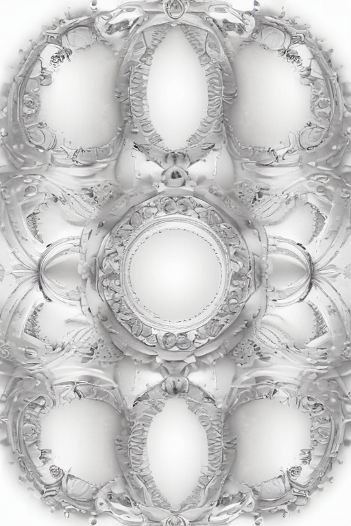 Intricate Pattern of Reflective Surfaces Creating a Unique Abstract Design