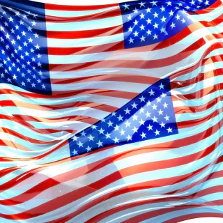 transparent usa flag