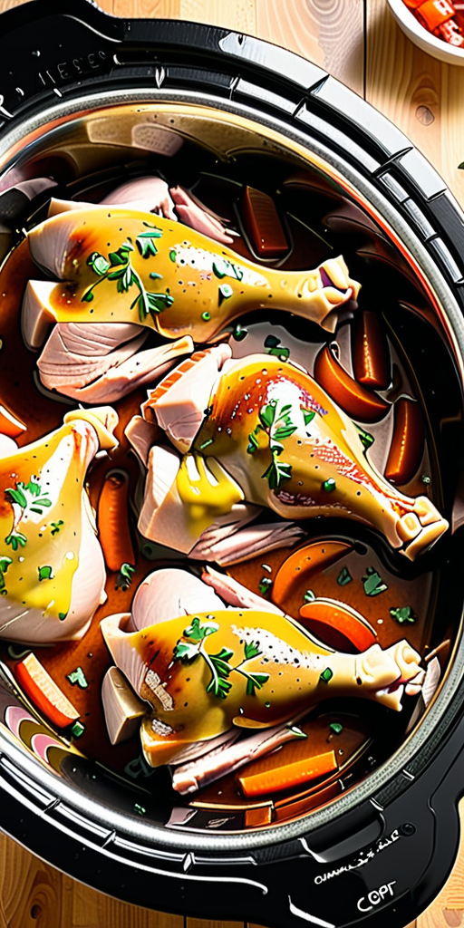 chicken leg quarters in crock pot recipes