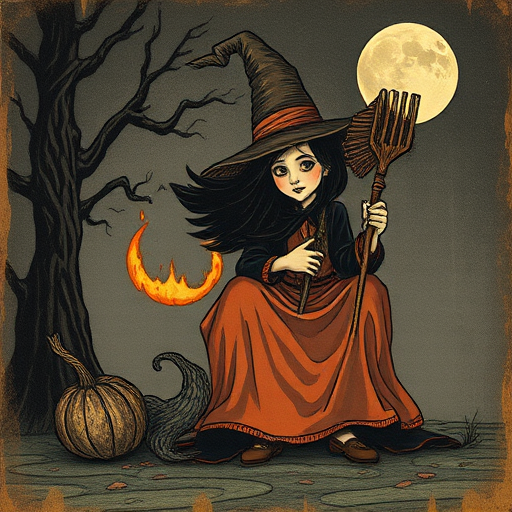vintage witch images
