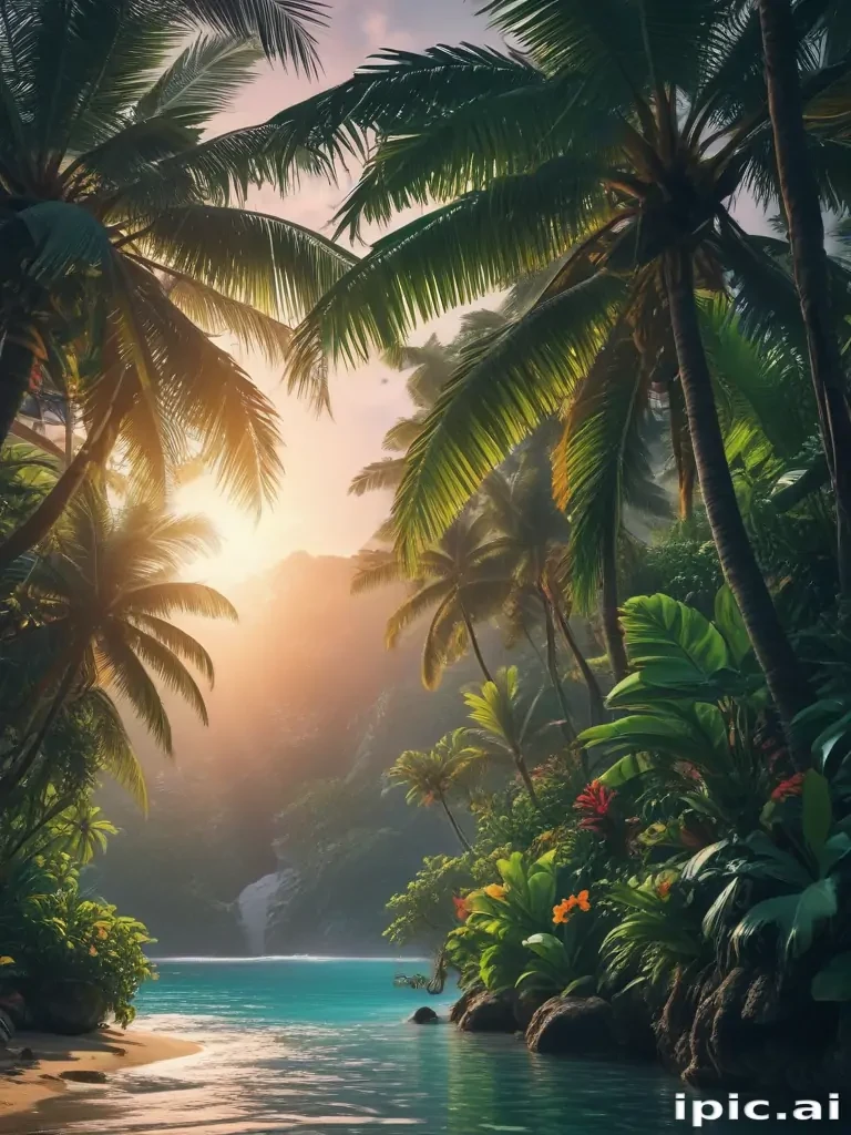 tropical wallpaper iphone