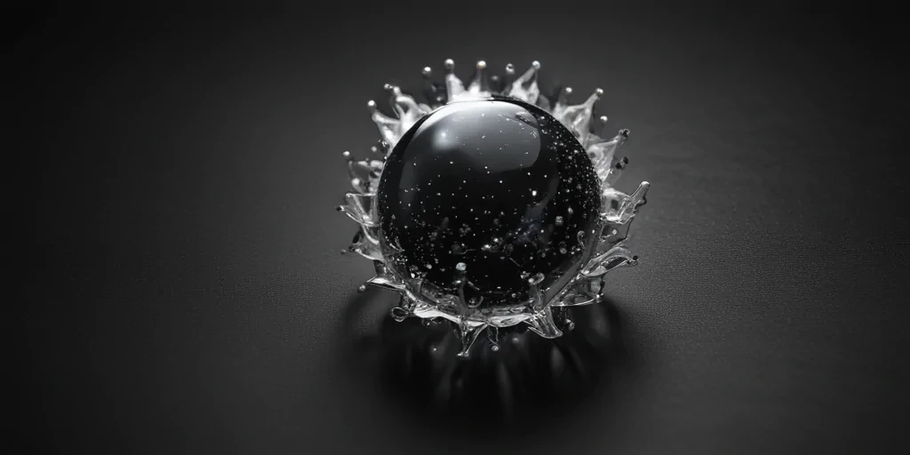 sparkling black background
