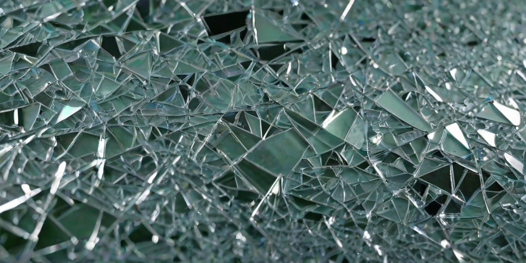 broken glass texture