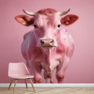 pink cow print wallpaper