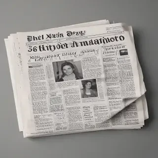 newspaper transparent