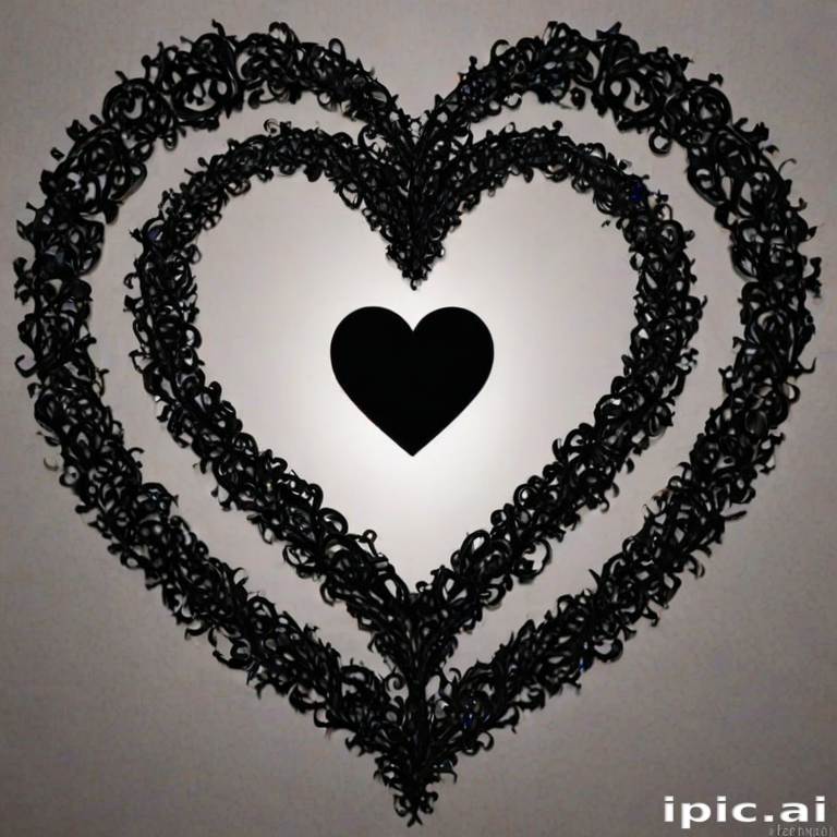 black heart pic